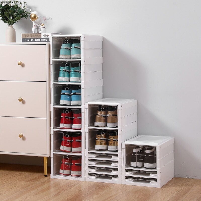 Porch & Den Odino Grey and White Extra Large Storage Organizer with 20 Plastic  Bins - Bed Bath & Beyond - 27736164