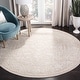 preview thumbnail 13 of 54, SAFAVIEH Reflection Gyda Modern Oriental Rug 10'x10'Round - Cream/Ivory