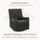 preview thumbnail 10 of 8, Mercer Electronic Power Recliner and Swivel Glider with USB and Type-C Ports in LiveSmart Performance Fabric