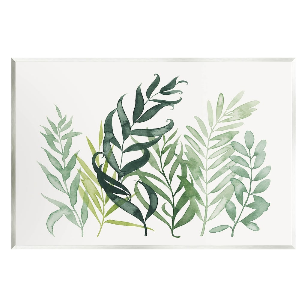 Stupell Layered Plant Leaves Botanical Wall Plaque Art, Design by Grace Popp