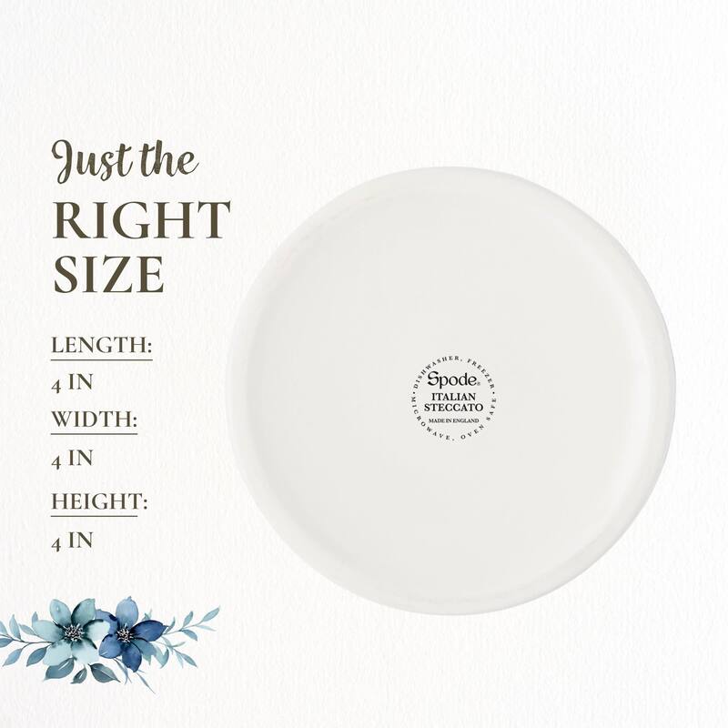 Spode Steccato Covered Sugar Bowl with Lid - 10 fl.oz