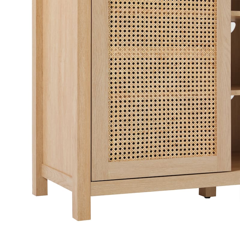 Middlebrook Designs 2-Door 58 inch Sideboard with Arched Rattan Panels