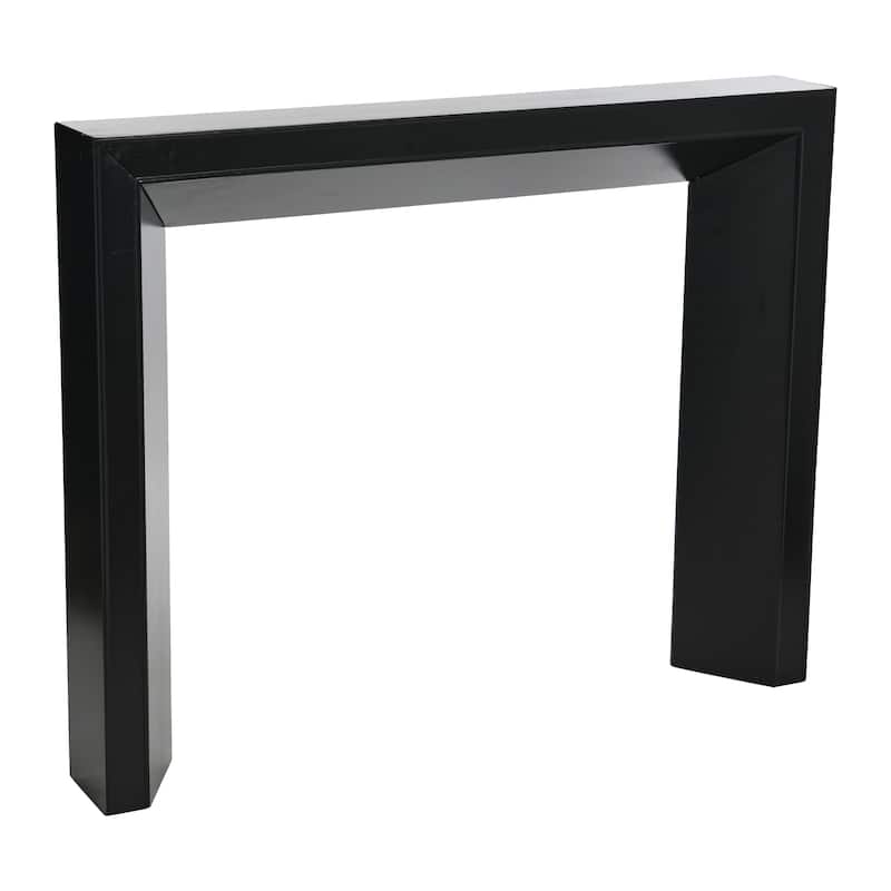 Decorative Fireplace Mantel - Black