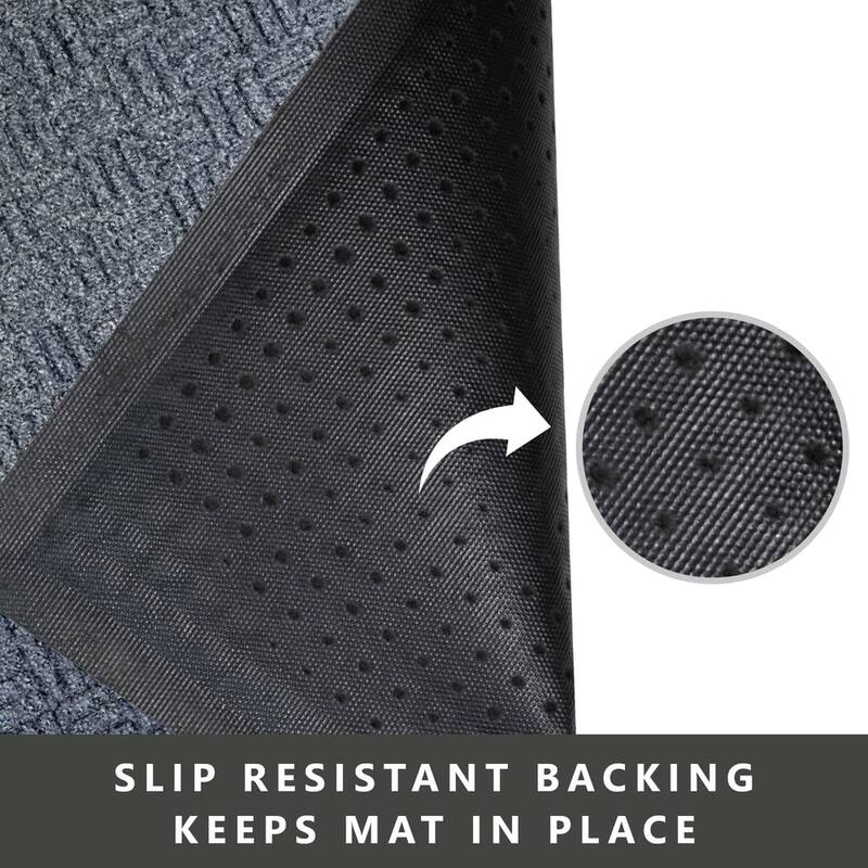 Envelor Door Mat Indoor Outdoor Low Profile Commercial Entryway Rug