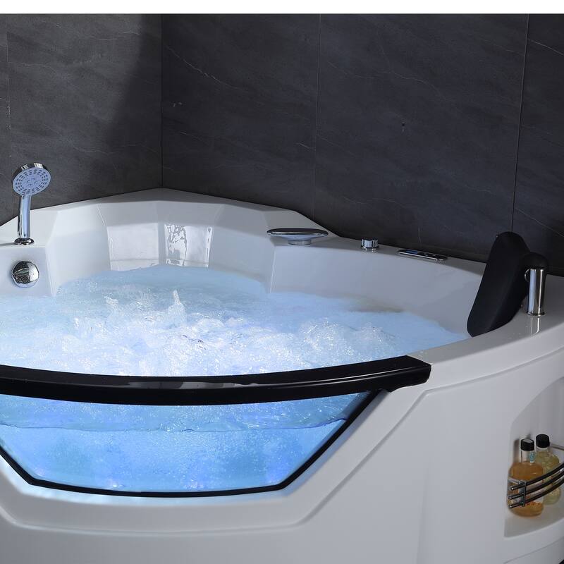 A&E Bath Shara 61-inch Freestanding Jetted Tub