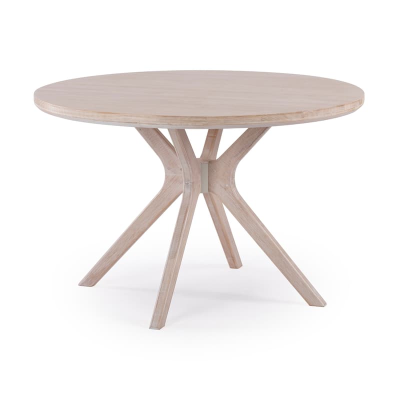 Plank and Beam Verso Cross Leg Round Dining Table - 47"