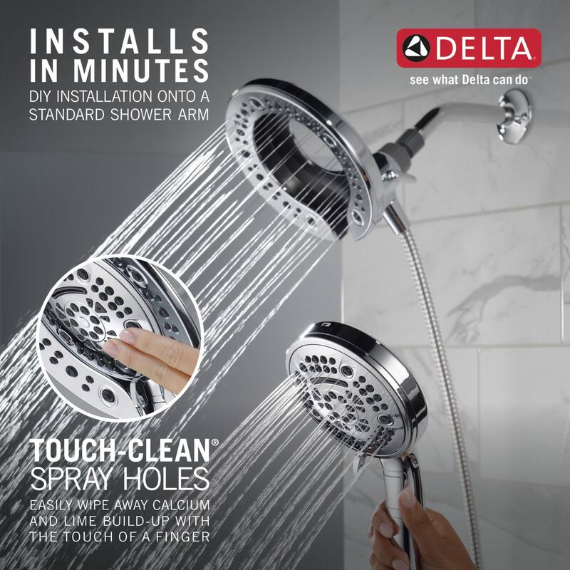 Delta 75687D Universal Showering 2.5 GPM Multi Function Shower Head