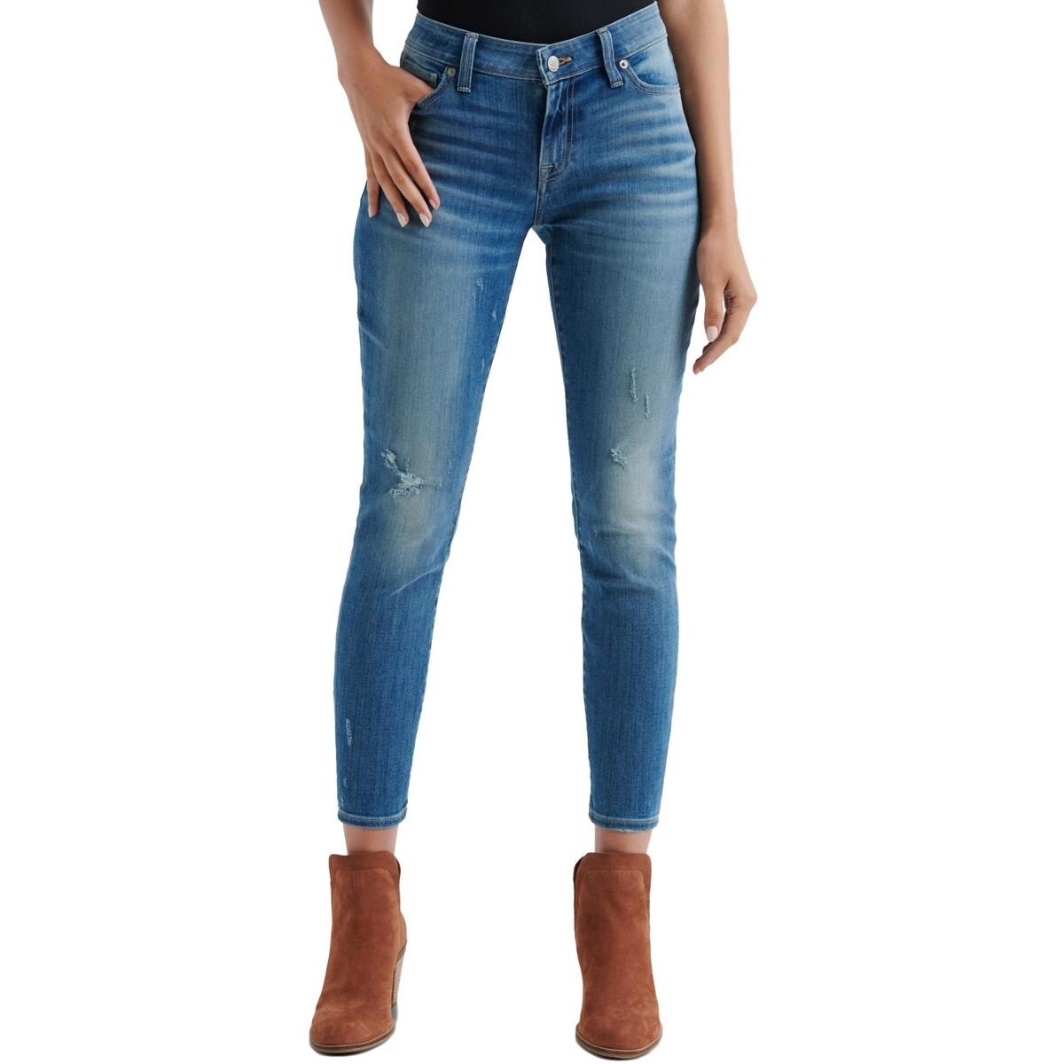 Lucky Brand Womens Mid Rise Lolita Skinny Jean In Vintage Pink Jeans Mimbarschool Com Ng