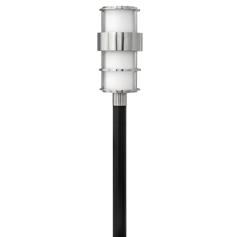Hinkley Lighting Saturn 12v 3.5w 1 Light 22" Tall Post Light with LED - Stainless Steel