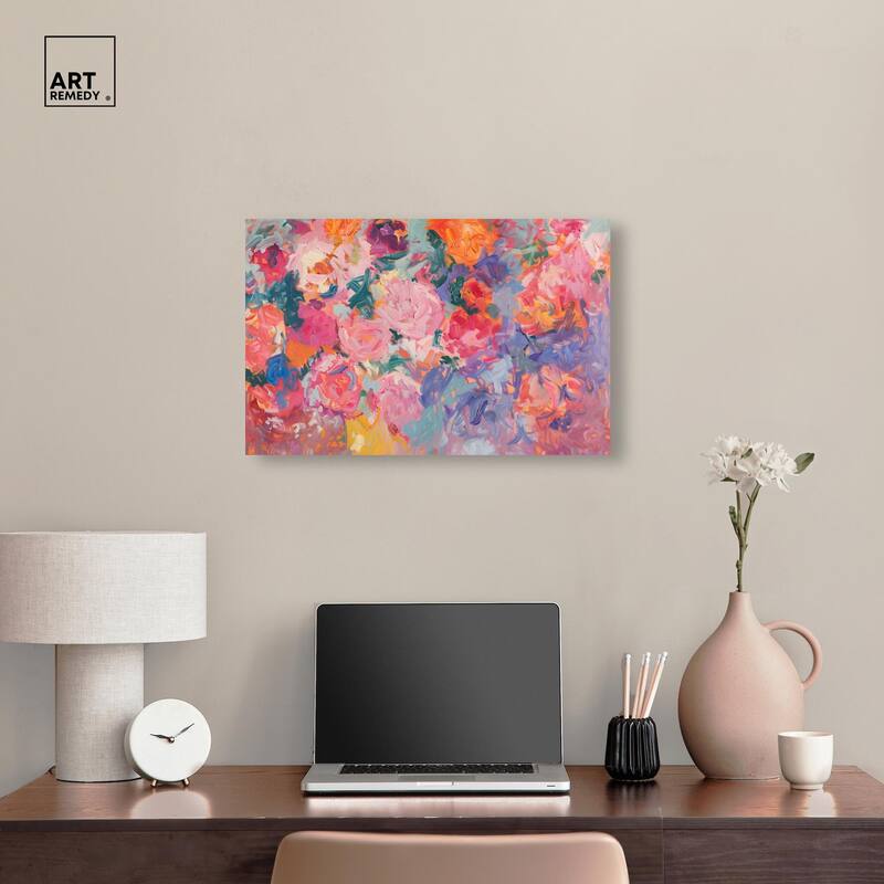 Kaleidoscope of Color Canvas by Art Remedy, Gallery Wrapped