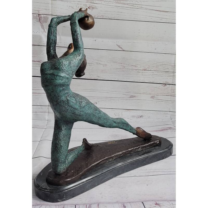 Rhythmic Gymnast Olympic Memorabilia By Collett Bronze Sculpture Hotcast Statue