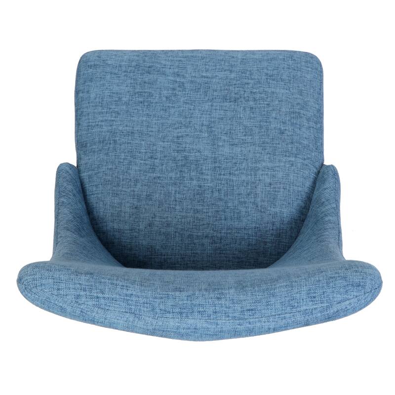 Armless Dining Chair Accent Chair with Iron Legs, Meeting Room Chair Reception Chair Lounge Chair with Backrest