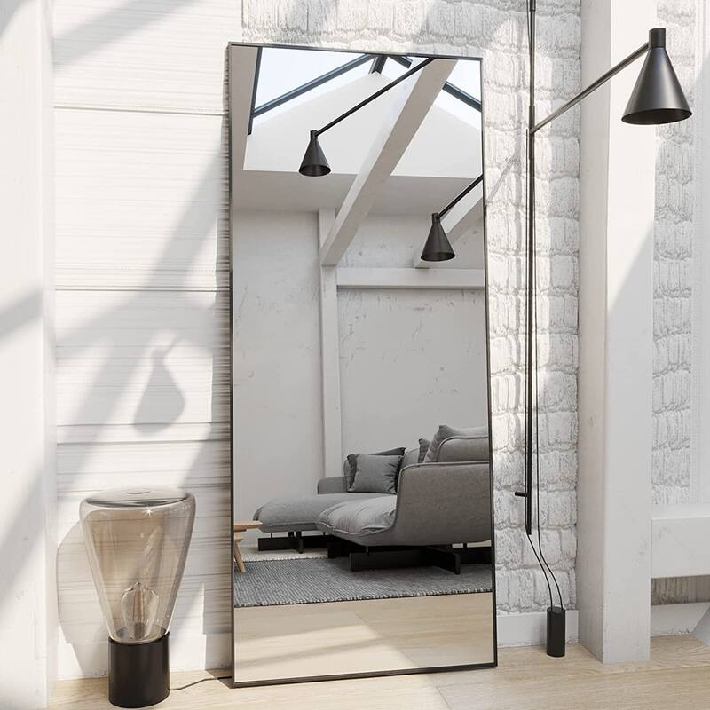 Large Standing Full Length Mirror Wall Decor for Hanging