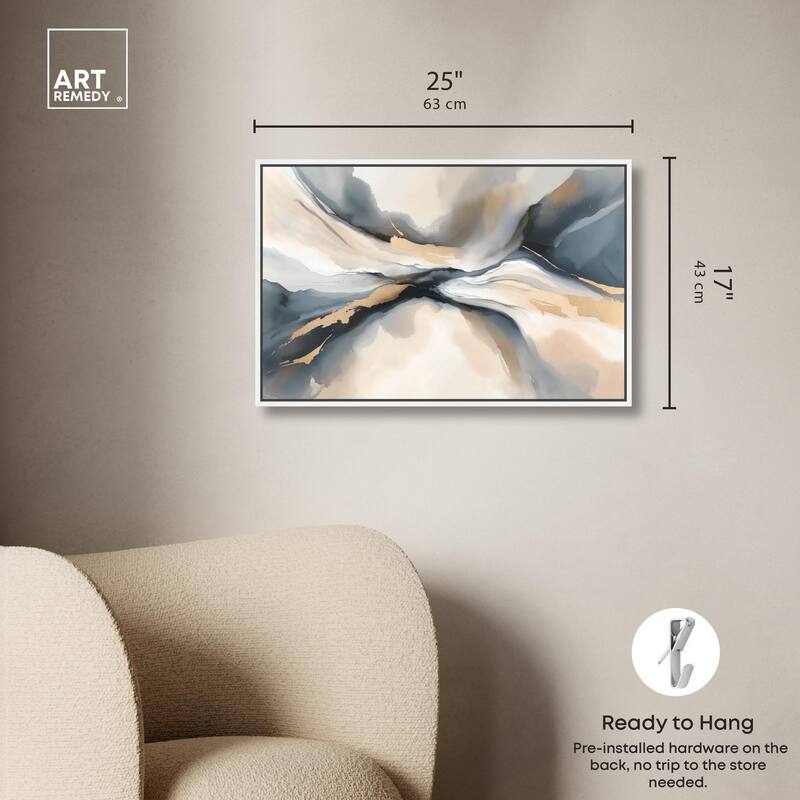 Dynamic Swirls I Canvas by Art Remedy