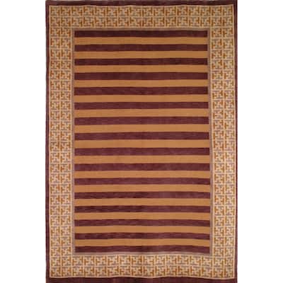 SAFAVIEH Couture Hand-knotted Tibetan Annick Modern Wool Rug with