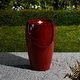 preview thumbnail 123 of 150, Glitzhome Oversized LED Lighted Ceramic Pot Floor Fountains for Outdoor Garden