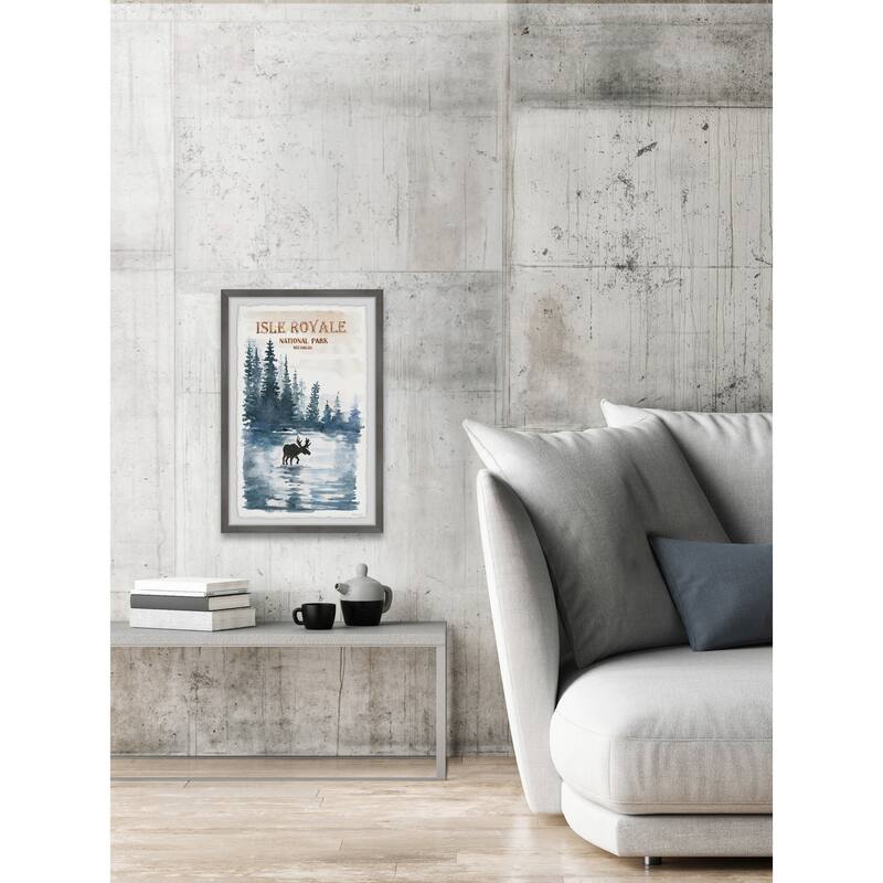'Isle Royale National Park III' Framed Painting Print