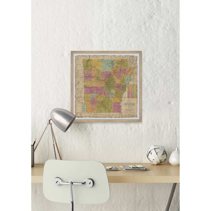 'Colorful Arkansas' Framed Painting Print