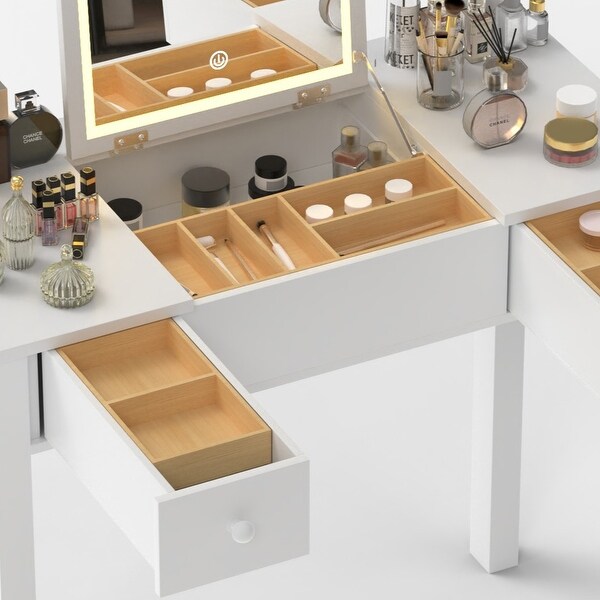 Free standing makeup vanity sale