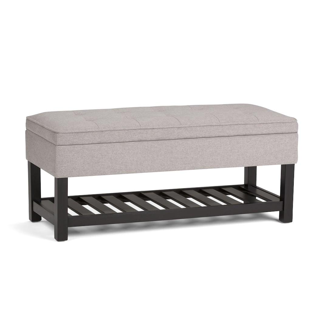 Storage Ottoman Bench with Open Bottom