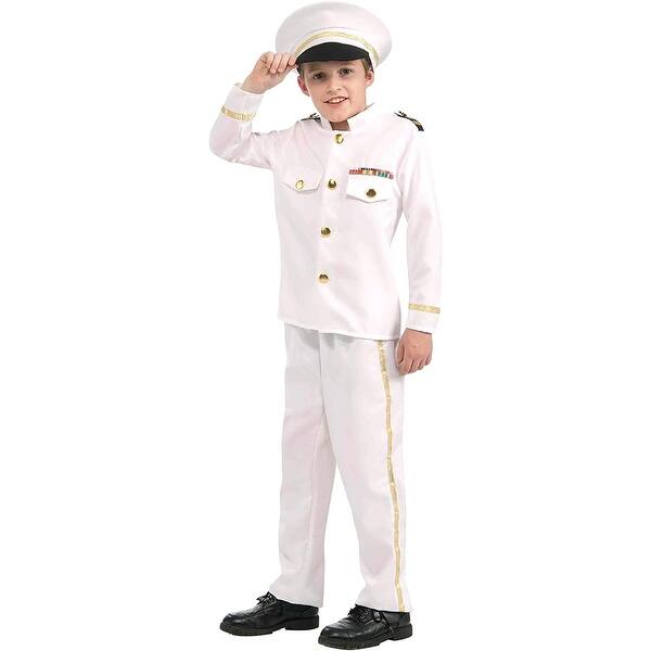 Shop Navy Admiral Child Costume White Overstock 31114262