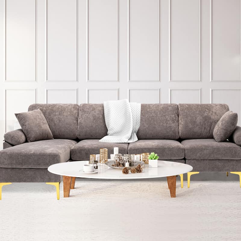 Kata 115" Sectional Sofa with Ottman