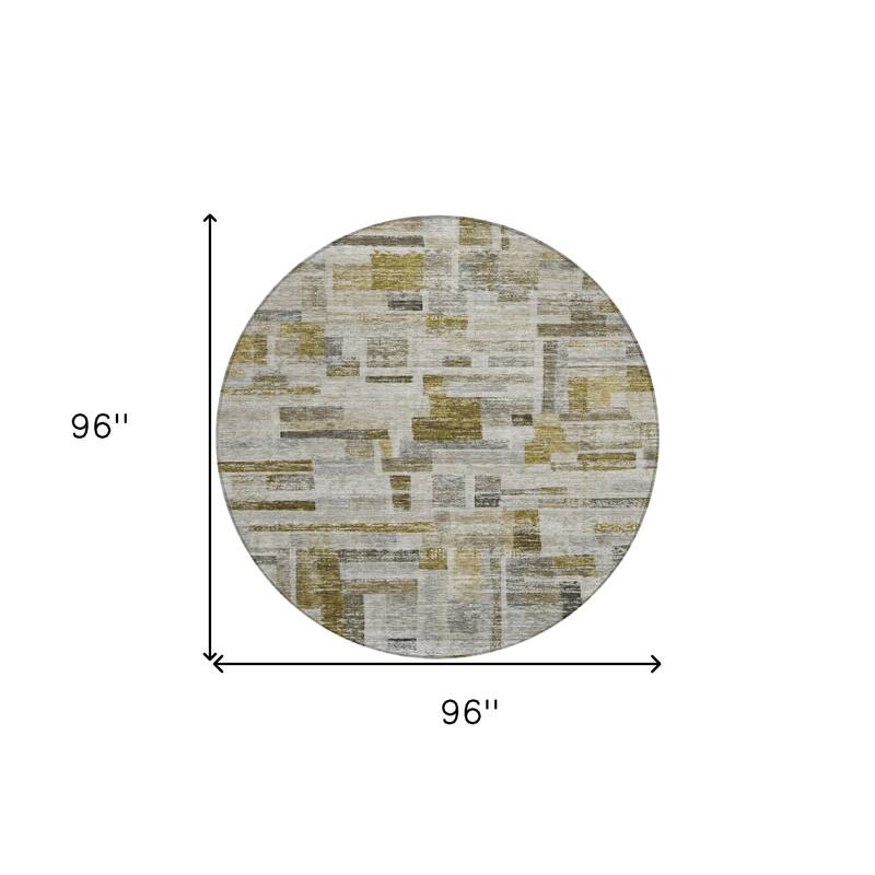 HomeRoots Striped Transitional Rectangle Outdoor Rug