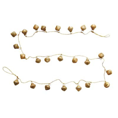 Embossed Mercury Glass Ornament Garland - 72.0"L x 1.0"W x 1.0"H
