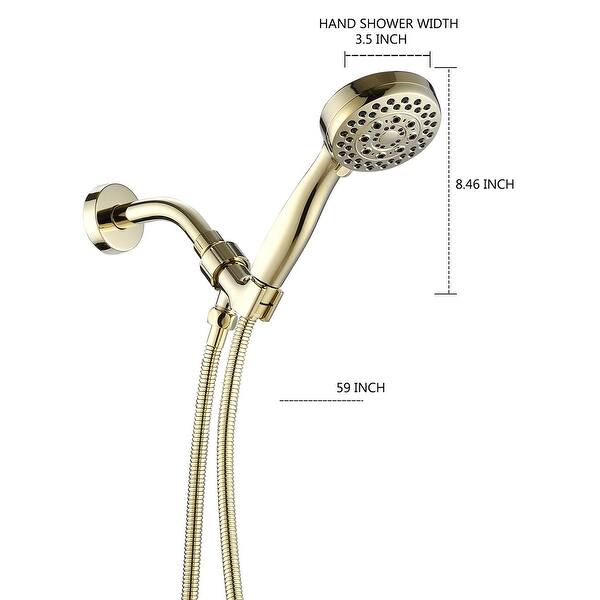 Handheld Shower Head with Hose High Pressure Shower Heads, Gold Bed