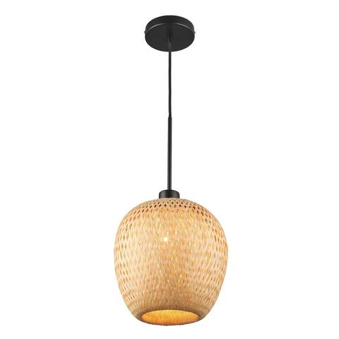 Trans Globe Bernice 1 Light Pendants in Natural