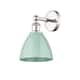Option Polished Nickel / Seafoam