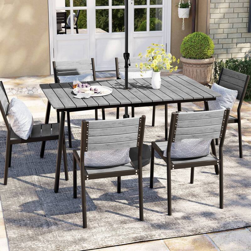 Pellebant 7 piece Outdoor Patio Dining Set