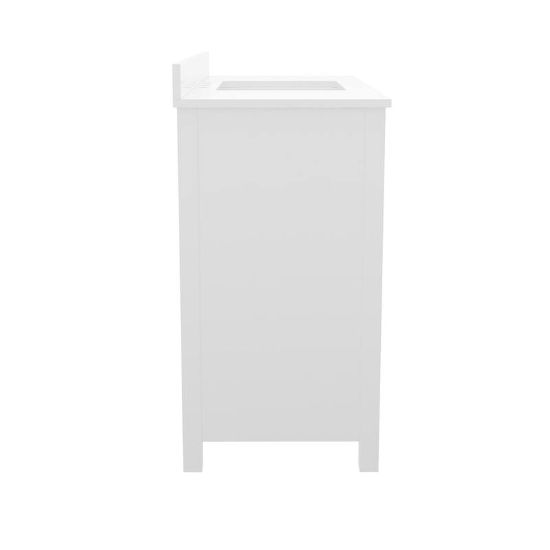 Bathroom Vanity with Undermount Sink, Cabinet, and Drawer