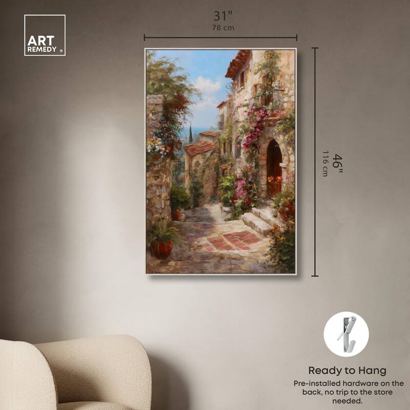 Mediterranean Charm I Canvas by Art Remedy