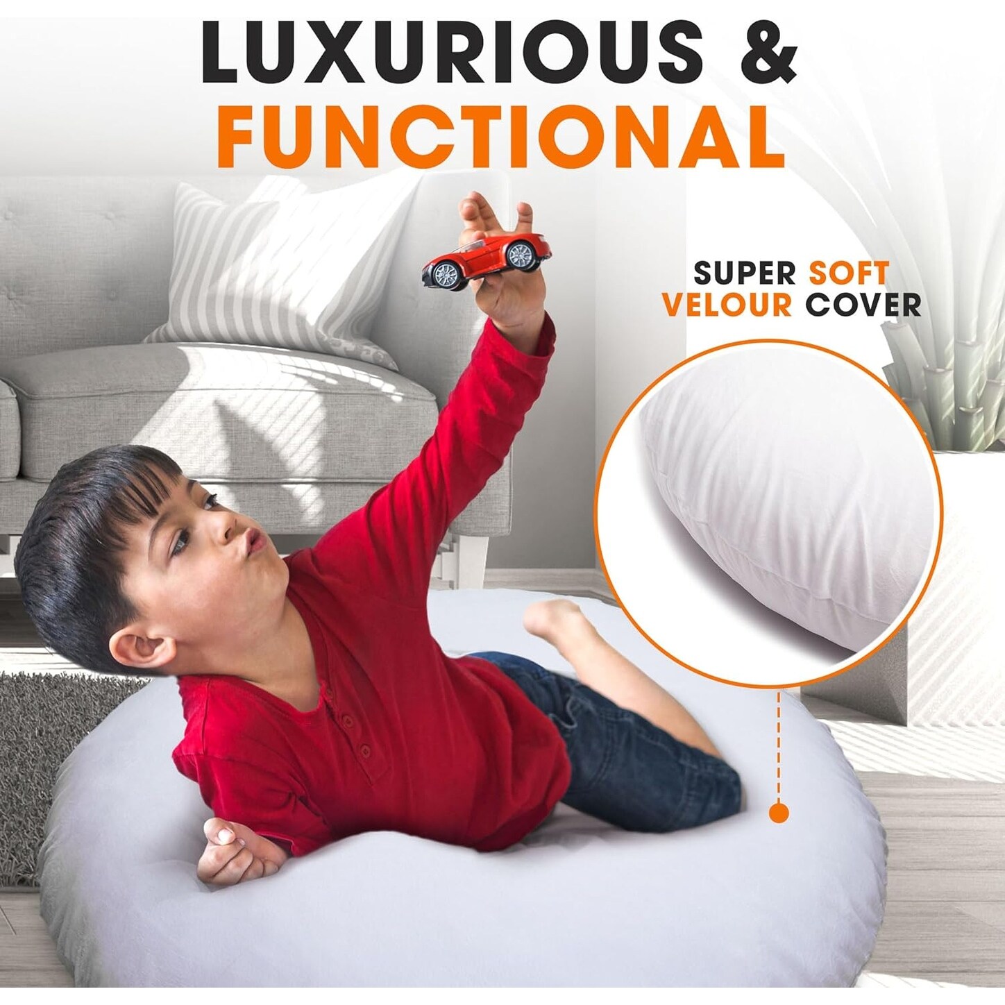 Memory foam floor pillow store