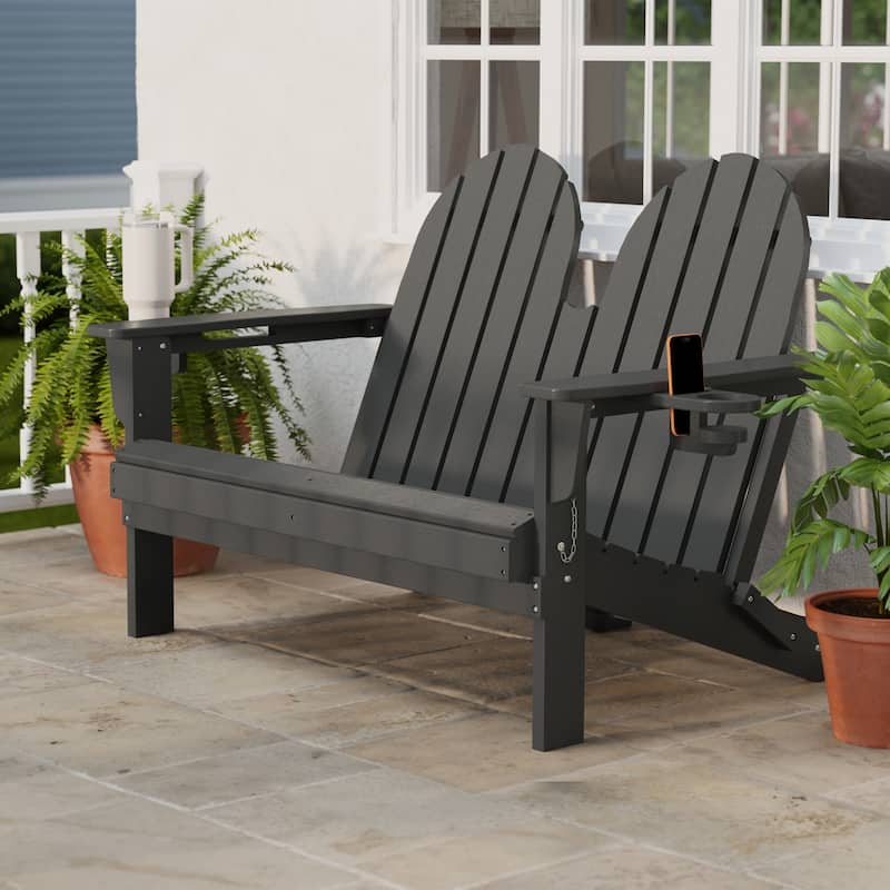 Hanniford Poly Adirondack 49 Inch Folding Bench