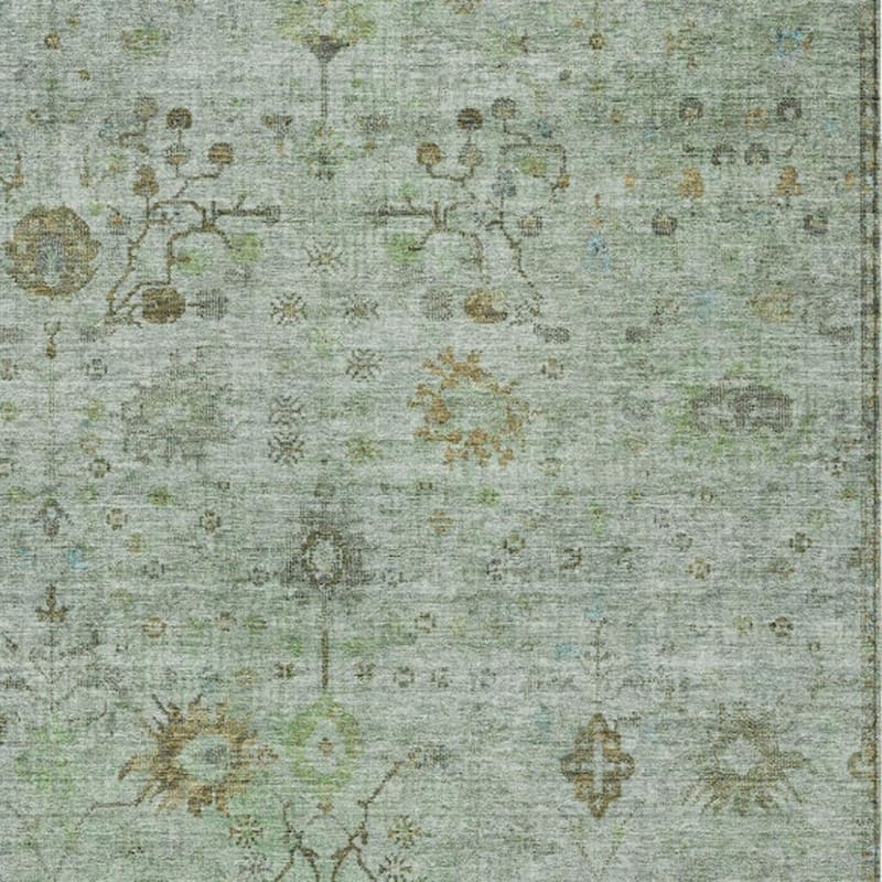 HomeRoots Floral Traditional Rectangle Outdoor Rug