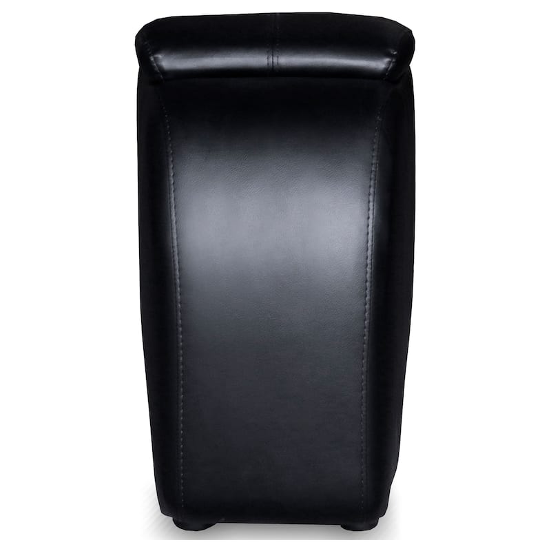 Cyrus Contemporary Upholstered Home Theater Black