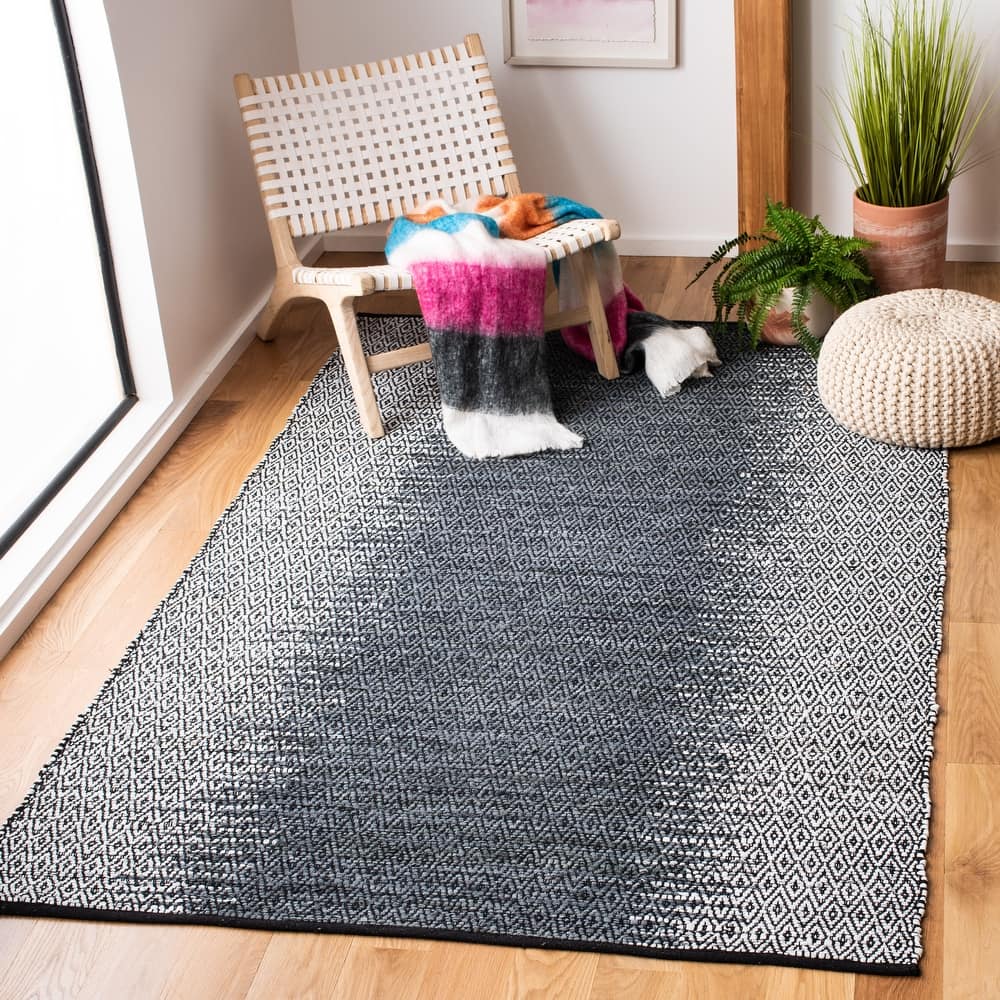 SAFAVIEH Handmade Vintage Boho Leather Caprice Modern Stripe Leather