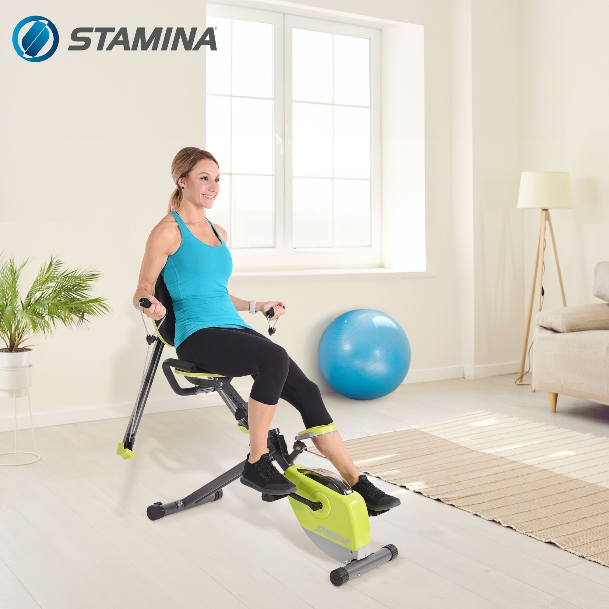 Stamina Wonder Stationary Portable Magnetic Resistance Training Exercise Bike 42 Bed Bath Beyond 35681573