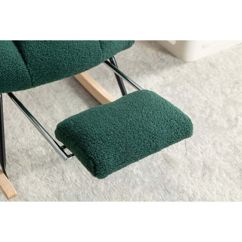 Teddy Rocking Chair with Adjustable Footrest