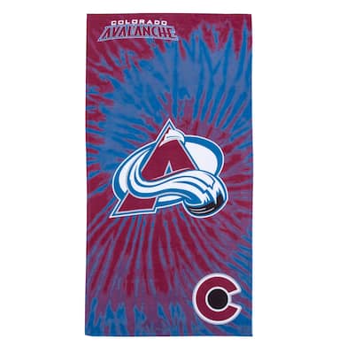 NHL Colorado Avalanche Pyschedelic Beach Towel 30×60 Inches - 30x60