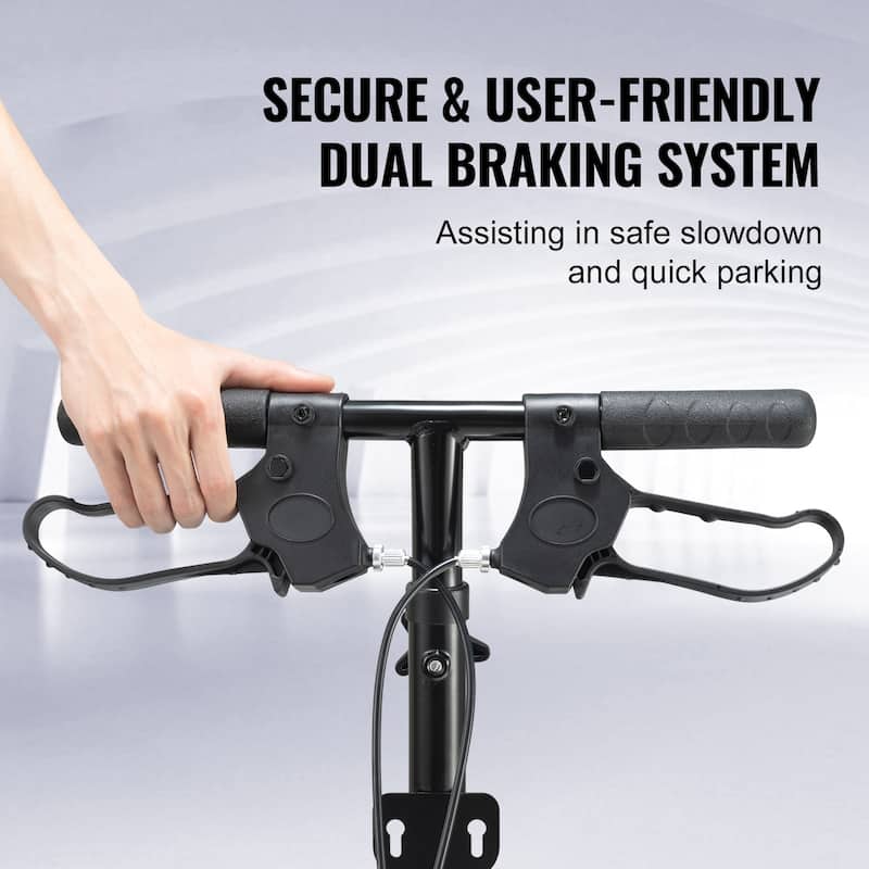 Folding Knee Scooter Leg Recovery Scooter for Broken Ankle Foot Injuries
