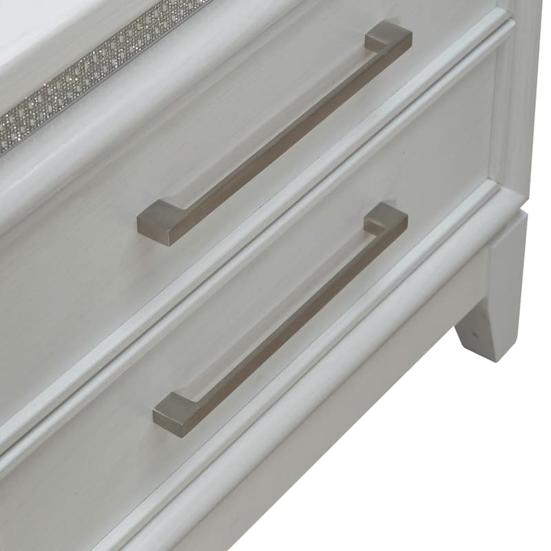 Liberty Furniture Reflections Upholstered Bed, Dresser & Mirror, Chest, Night Stand - King or Queen