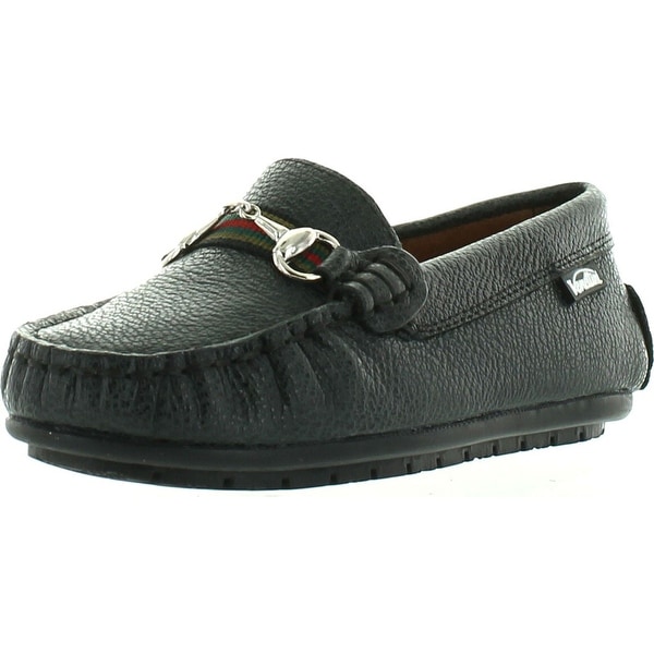 Venettini Boys 55-Toby Designer Buckle Slip On Casual Dress Loafers Shoes