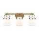 Option Brushed Brass / Matte White