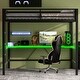 preview thumbnail 37 of 64, Metal Gaming Loft Bed Frame with LED Light USB Charge Station