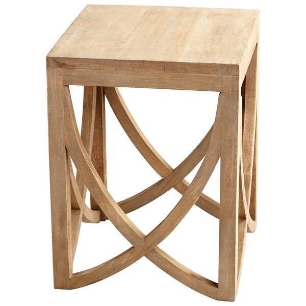 Cyan Design 07020 Lancet 18" Wood End Table - Light French Gray