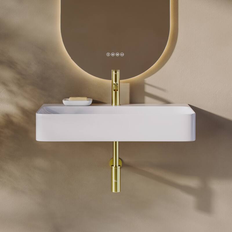 Swiss Madison Voltaire Wide Rectangle Vessel Sink