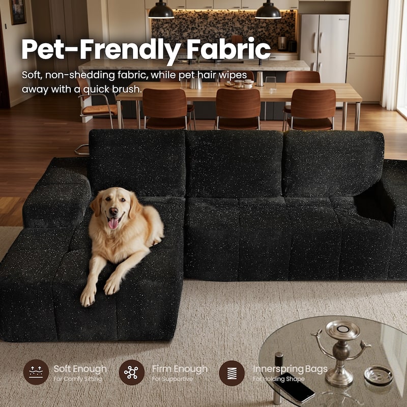 XIZZI Modular Sectional Sofa with L-Shape Chaise